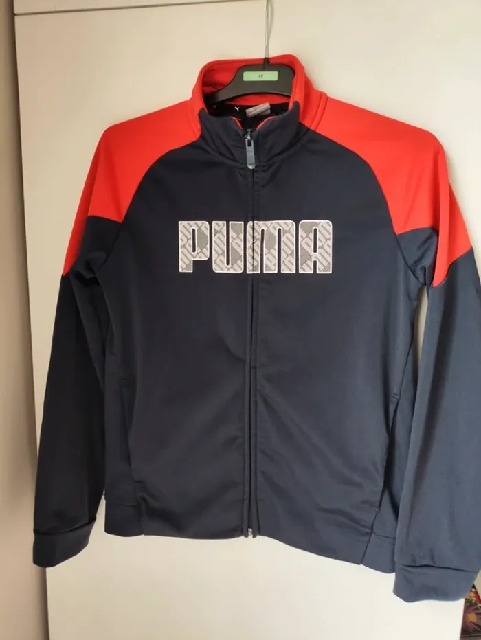 🧥🔴 Veste zippée de sport PUMA – 11/12 ans – Bon état - photo numéro 2
