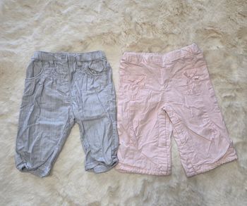Lot pantalons bébé fille 3 mois bon état