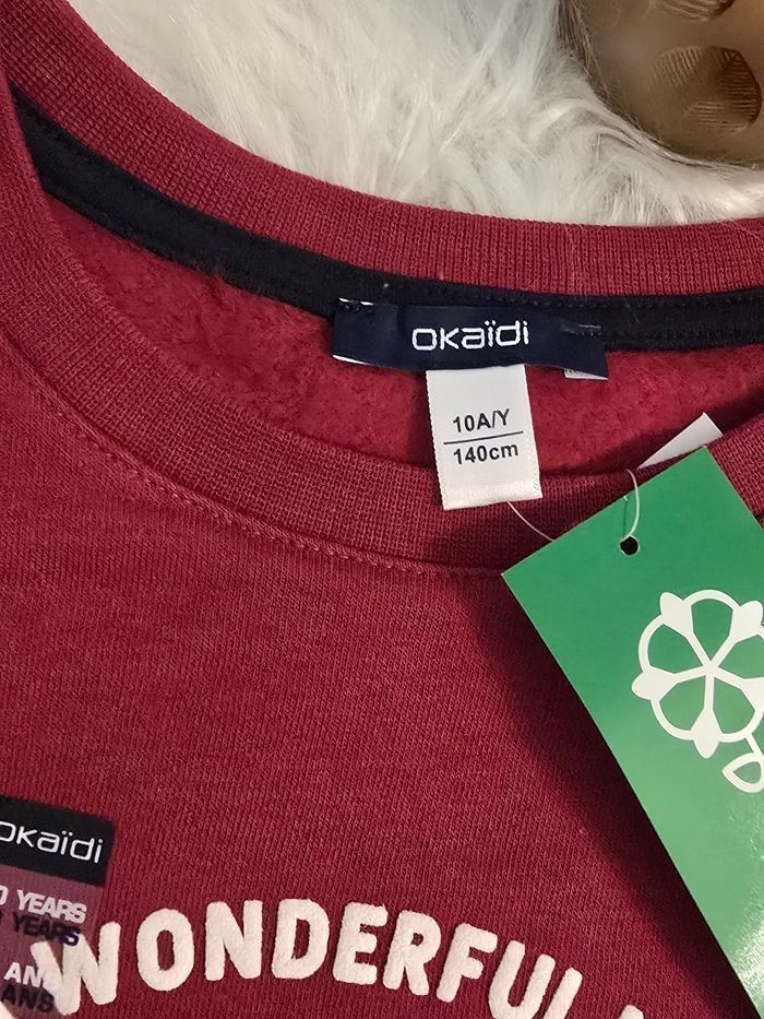 Neuf (non porté) 🏷🩷😍🥰 superbe sweat molleton 10 ans fille 🩷🩷🩷🩷 - photo numéro 5