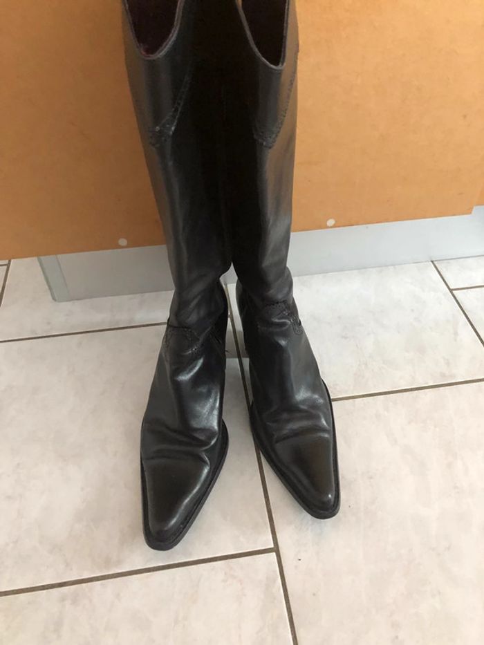 Bottes en cuir