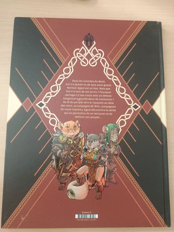 BD L'ogre lion tome 1 : le lion barbare (Bessadi / éditions Drakoo) - photo numéro 2