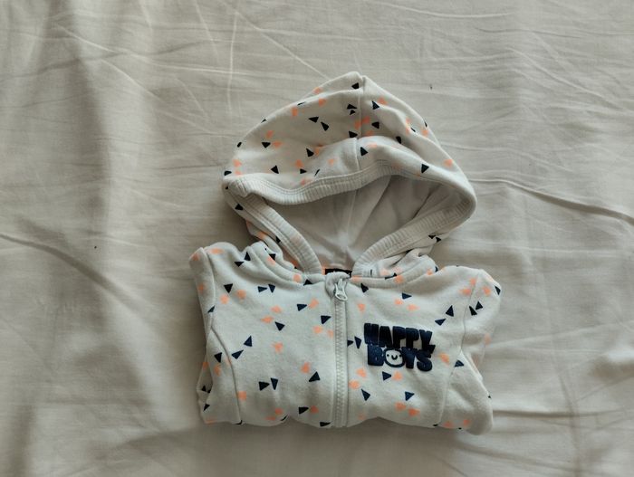 Sweat zippé taille 1 mois - photo numéro 4