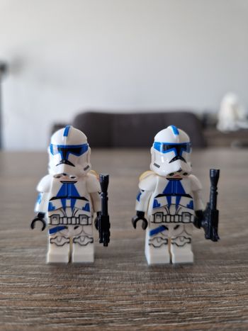 Figurines type lego 2 clones de la 501ème star wars