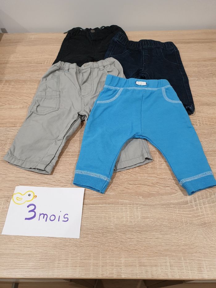 Lot pantalon garçon 3mois