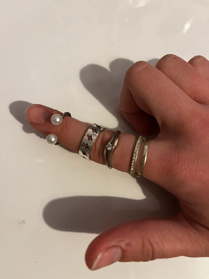 Lot de bijoux argentés - photo numéro 3
