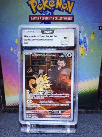 Miaouss de la Team Rocket FA - PCA 10 Mint - IR
