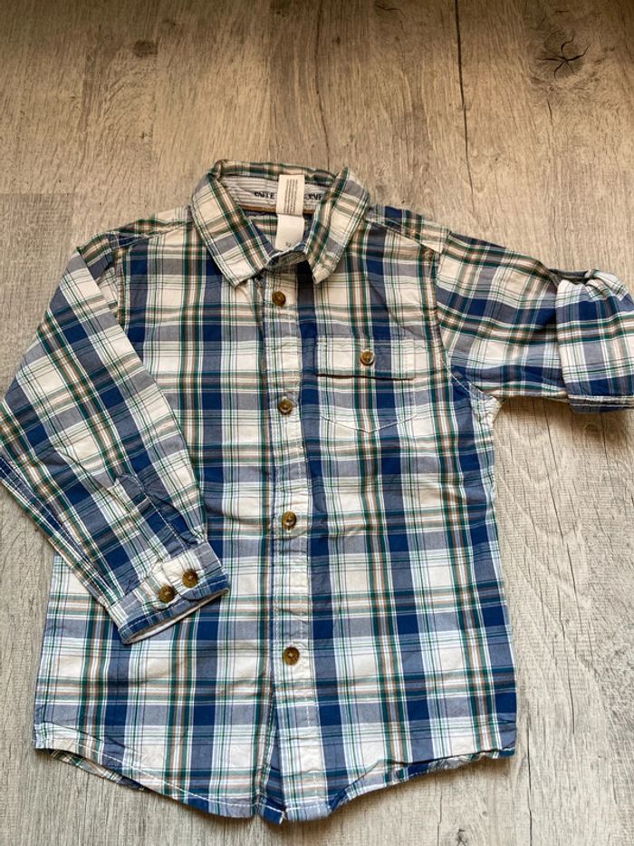 Chemise à carreaux 92cm