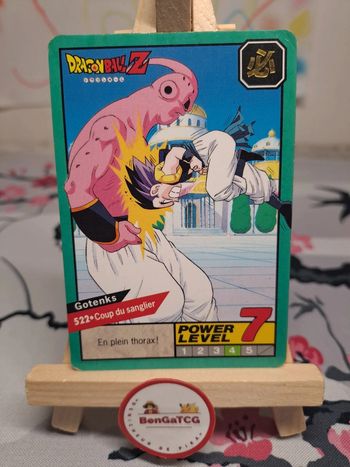 Carte Gotenks 522 Coup du sanglier ! Dragon Ball Z Cardass Bandai 1996 Le Grand Combat Fr