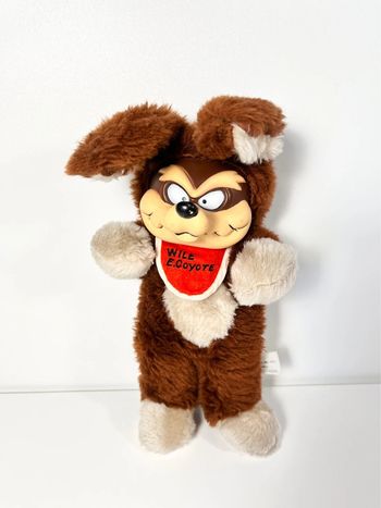 Rare Peluche ancienne " Wile E. Coyote " 1977 Marriott's Great America