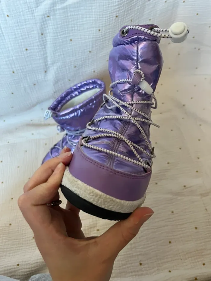 Moon Boot Enfant violettes – Imperméables – Taille 31 - photo numéro 4