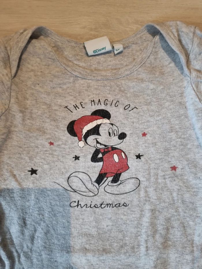 Body manches longues Mickey Dinsey 24 mois - photo numéro 2