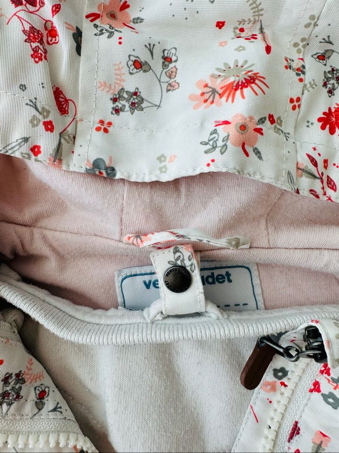 Parka/Veste fleurie 2 en 1 Vertbaudet fille 3 ans - photo numéro 8