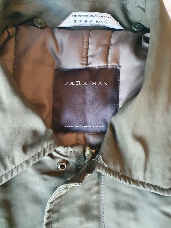 Veste Bombers Zara man kaki - photo numéro 3