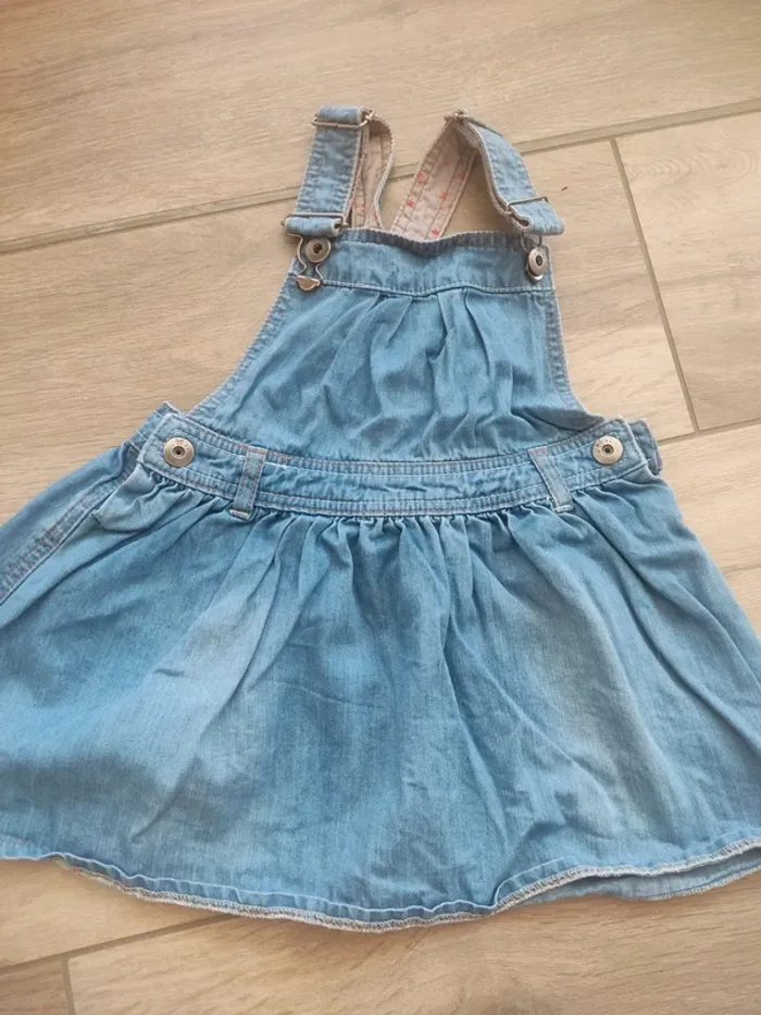 Robe à bretelles en jean
