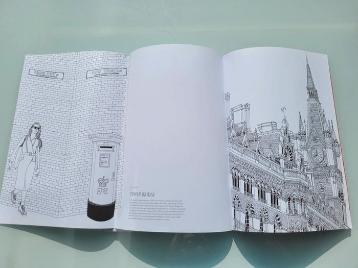 Grand cahier de coloriage Colorier Londres, éditions Marabout - photo numéro 7