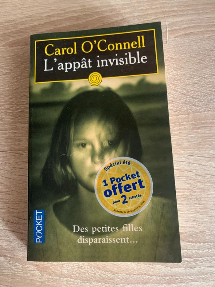 Livre carol o connel l appât invisible