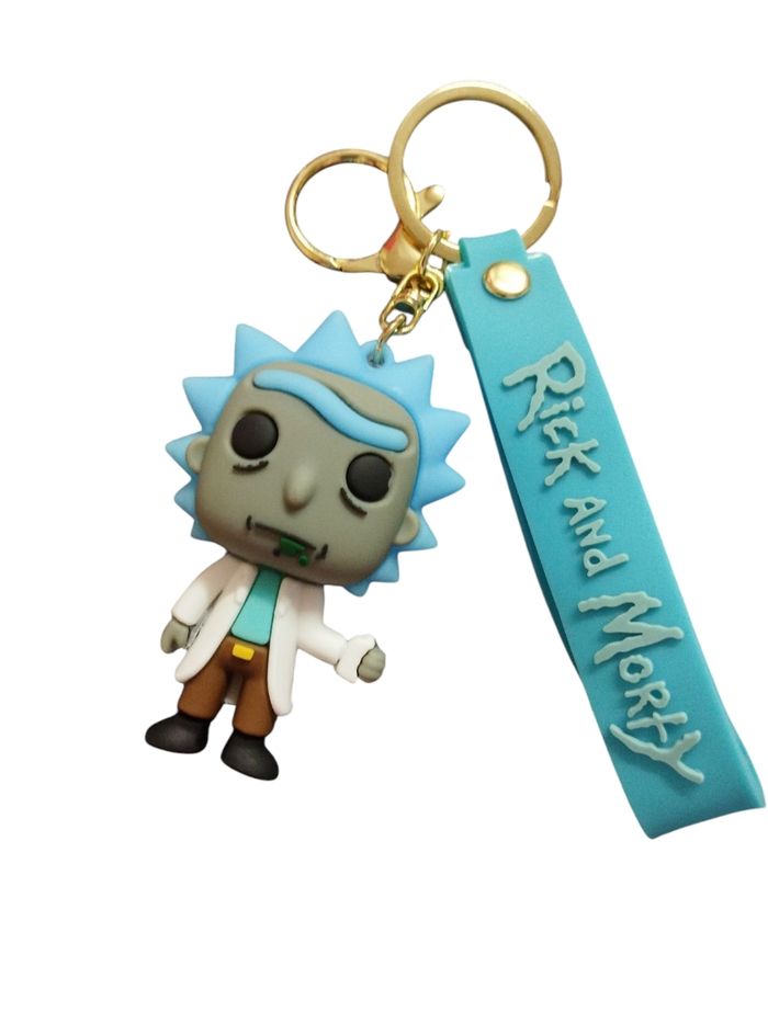 Porte-clés Rick et Morty avec pochette cadeau - photo numéro 2