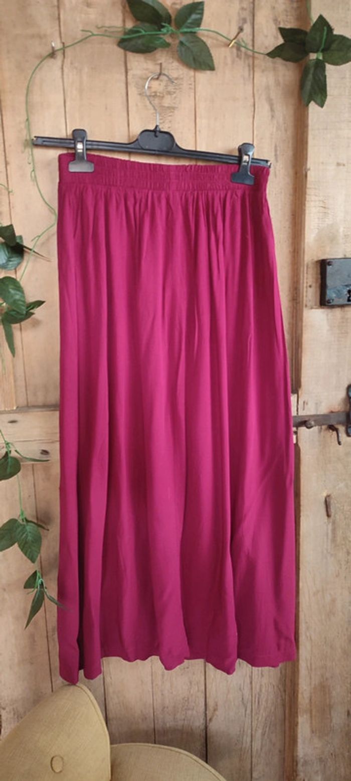 Jupe longue fushia - photo numéro 3