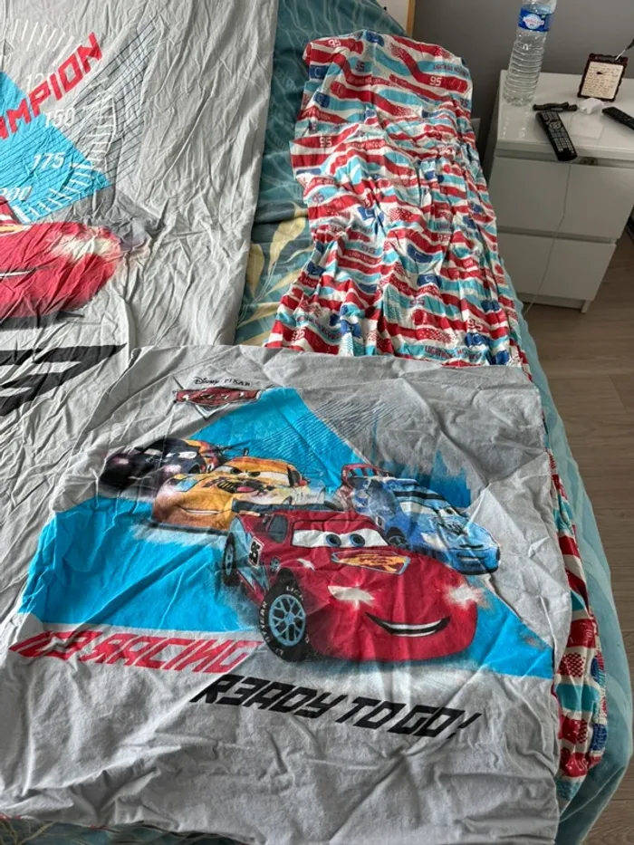 Housse de couette et drap CARS - photo numéro 2