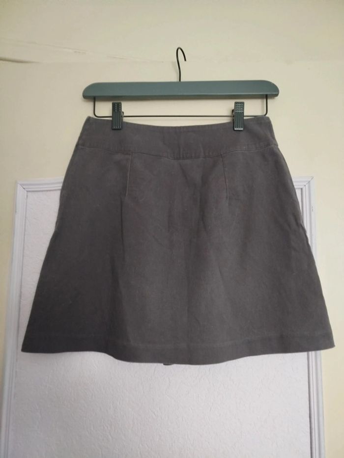 Jupe grise Camaïeu taille 36