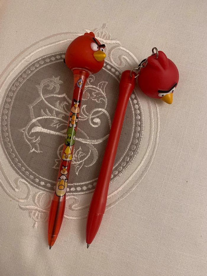 Lot de 2 stylos Angry Birds