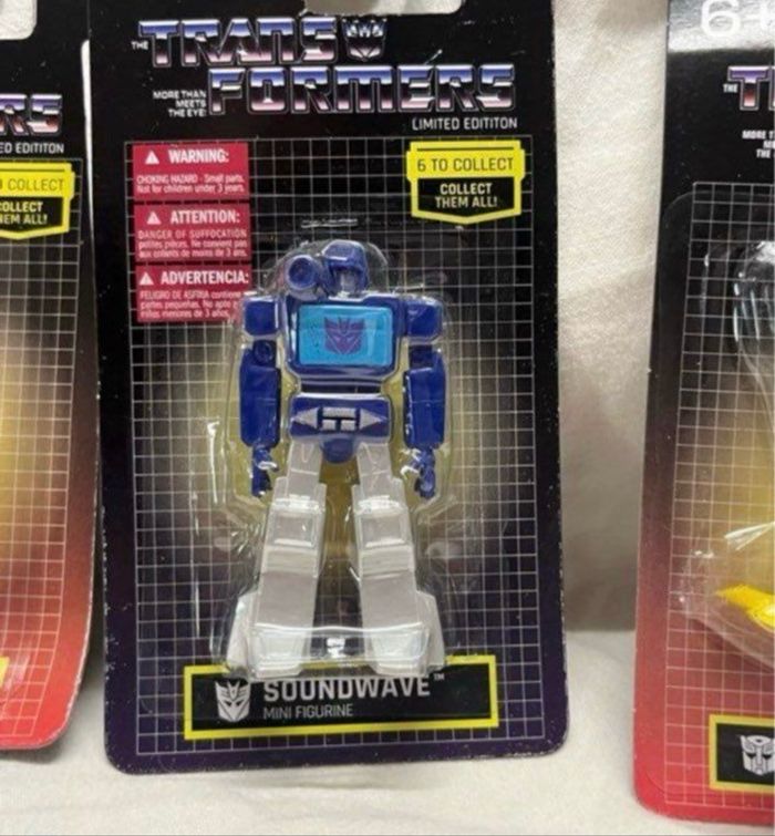 Collection complète 6 Figurines Transformers édition limitée HASBRO neuves scellée - photo numéro 7