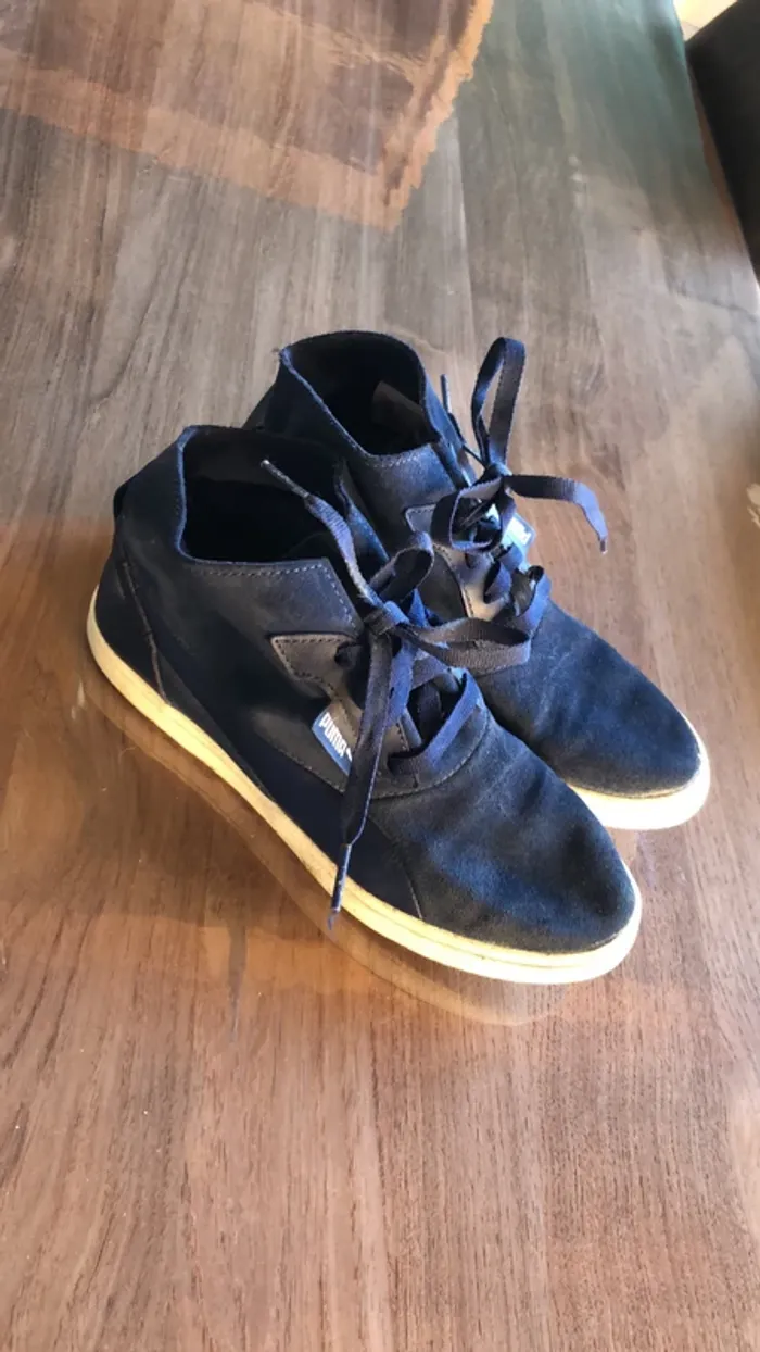 Basket puma bleu marine 37 - photo numéro 2