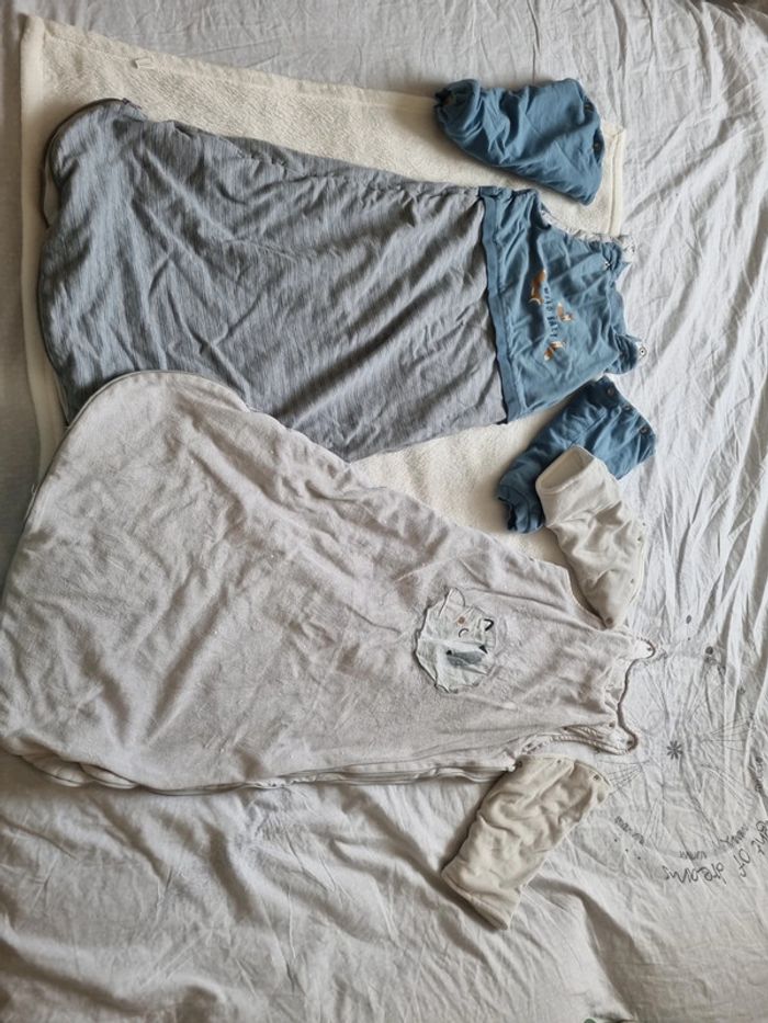 Lot 2 gigoteuses d'hiver TOG 3 avec manches 18-36 mois