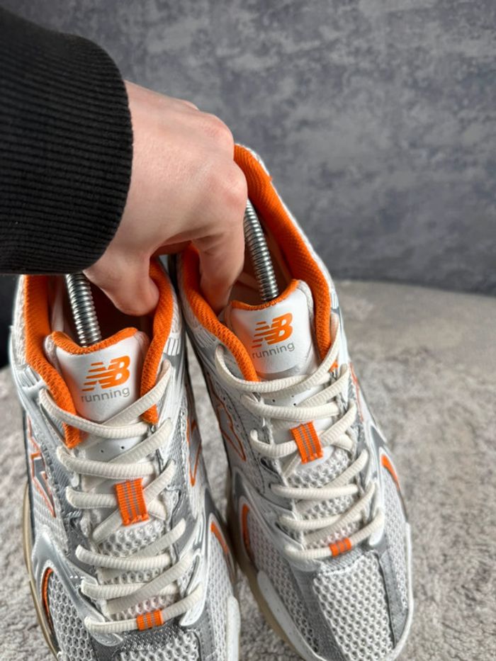 New Balance 530 Running Abzorb - White & Cream & Orange - photo numéro 10