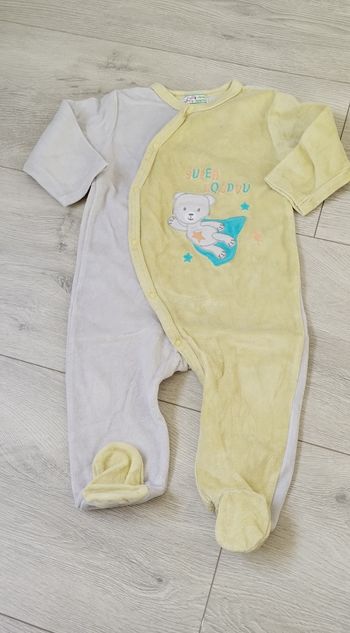 Pyjama mixte 12 mois Manon et Valentin