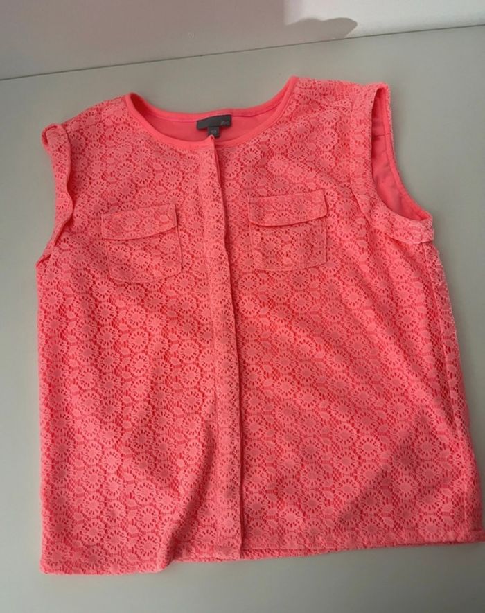 T shirt rose à motif