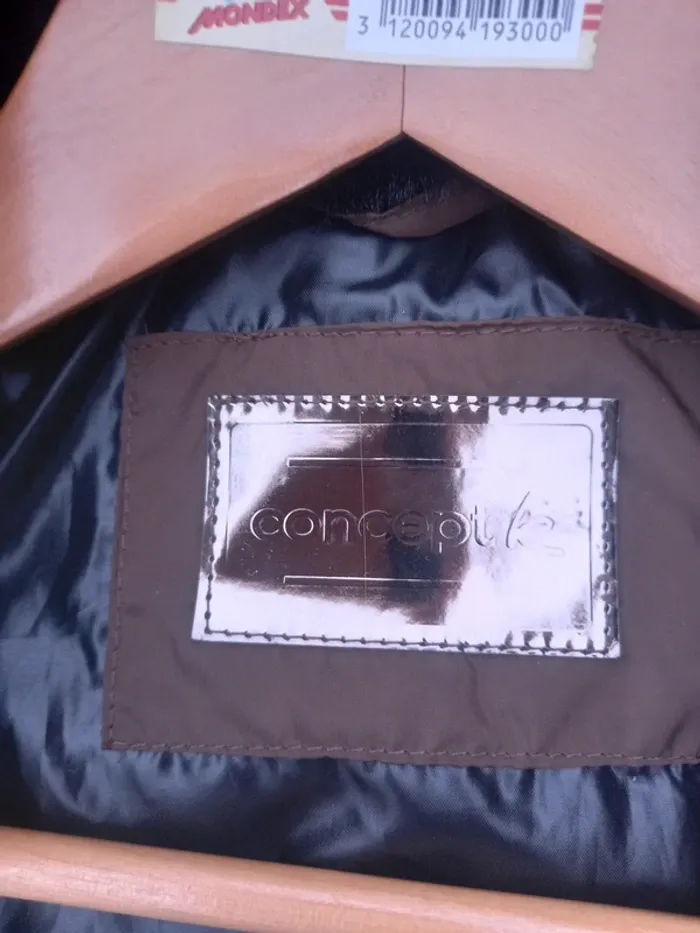 Manteau 🧥 marron 🌰Concept t.44 - photo numéro 3