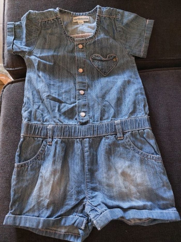Salopette short