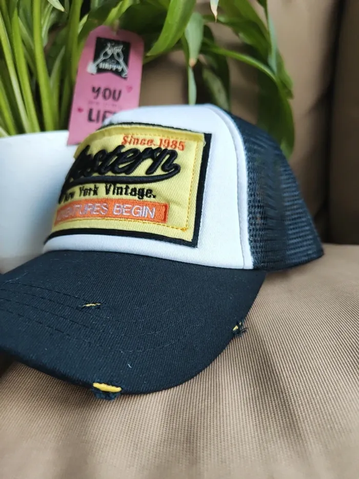 Casquette Trucker Western noire - photo numéro 2