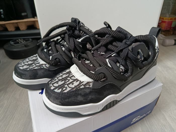 Baskets Fashion noir/blanc