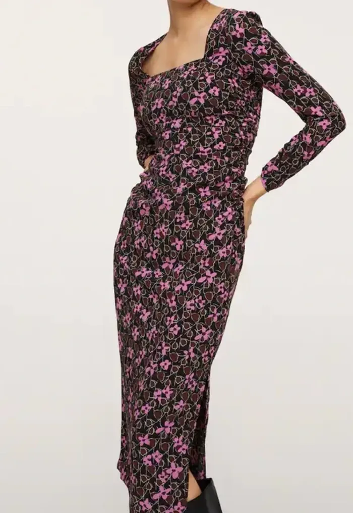 Robe mango fleurie - photo numéro 12