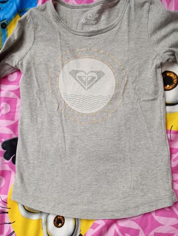 T-shirt Roxy gris 6 ans