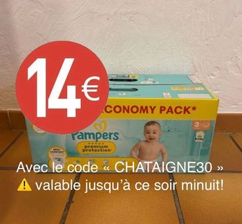 Couches Pampers protection premium taille 3