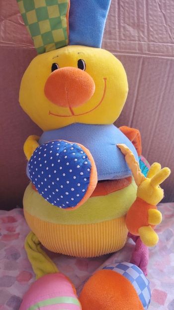 Lapin d'éveil avec pouet pouet et grêlon à l'intérieur