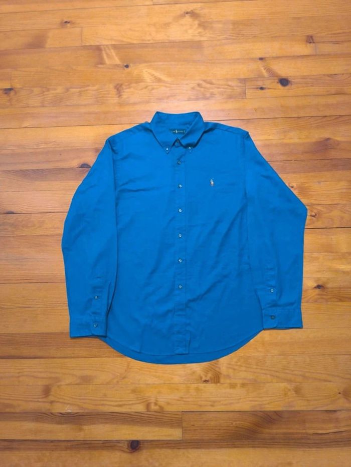 Chemise Ralph Lauren - Logo brodé premium - Bleu foncé, marine - Taille XL - photo numéro 3