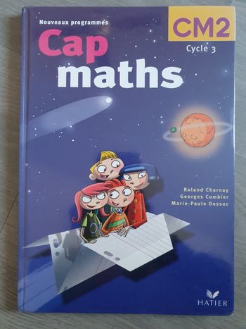 Livre cap maths cycle 3 cm2