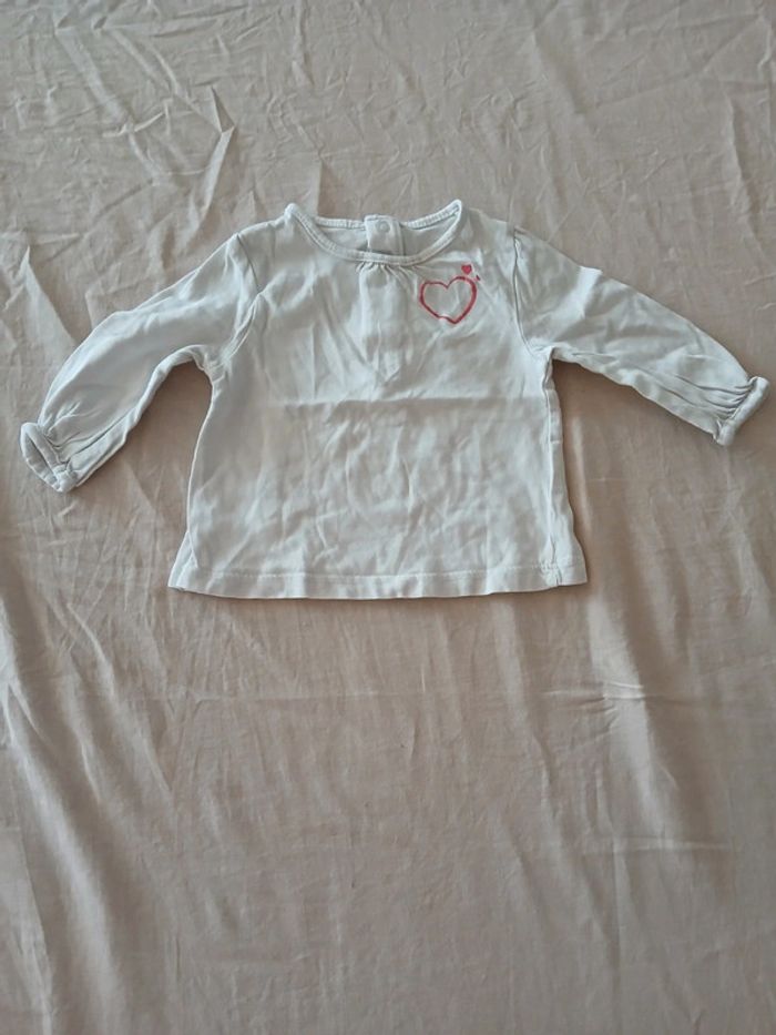 Tee-shirt manches longues 3 mois
