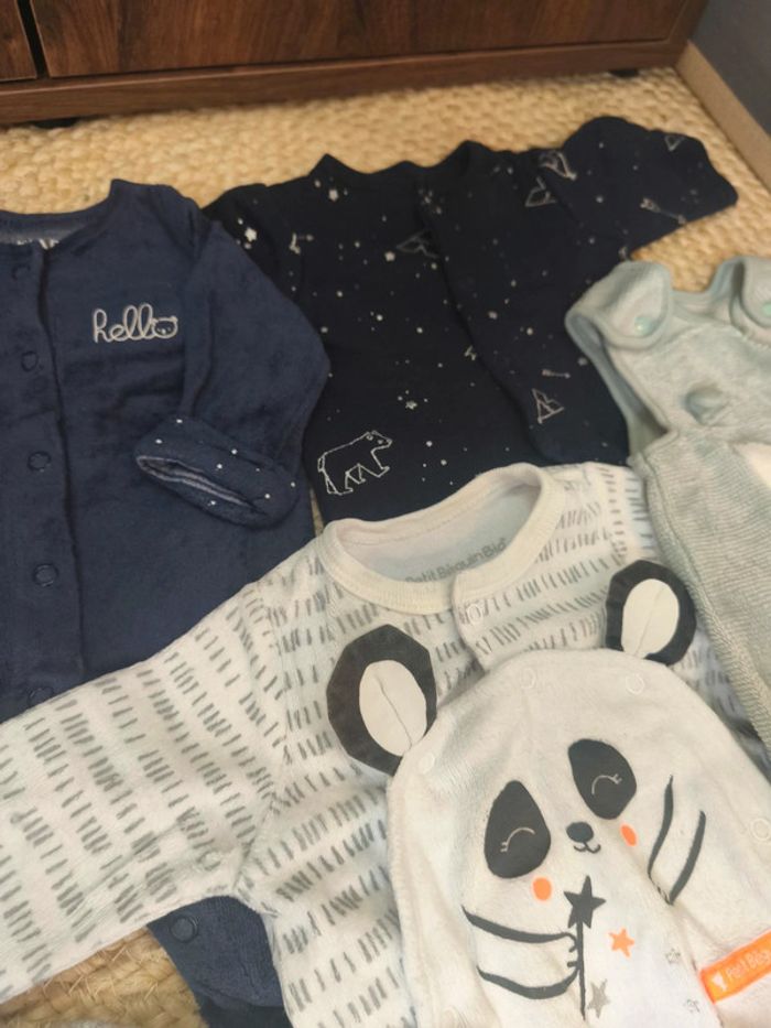 Lot de pyjamas naissance - photo numéro 2