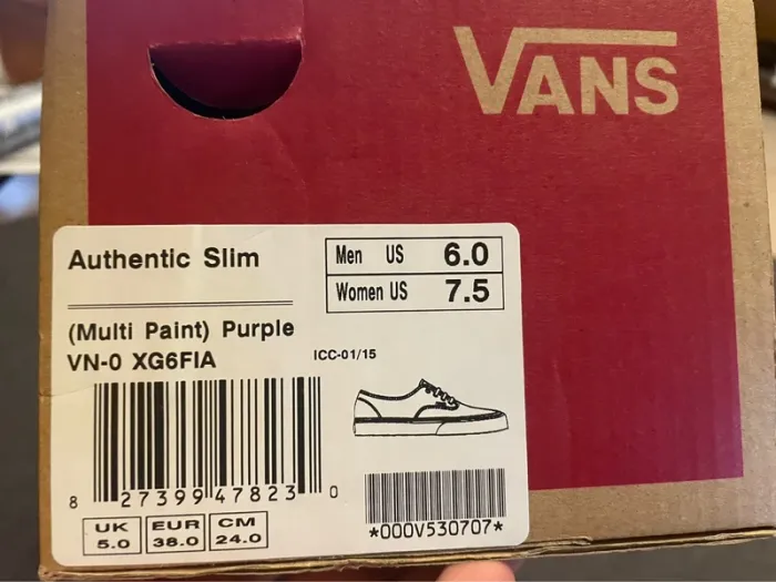Vans purple 38 - photo numéro 2