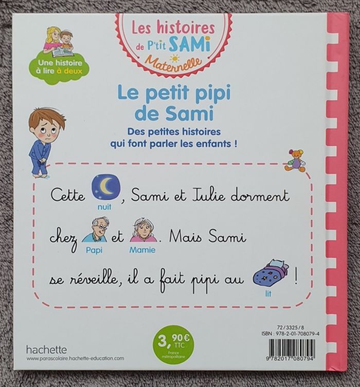 Livre "Le petit pipi de Sami" - Les Histoires de P'tit Sami Maternelle (3-5 ans) / Hachette - photo numéro 2
