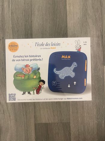 Boîte à histoires Max l’école des loisirs
