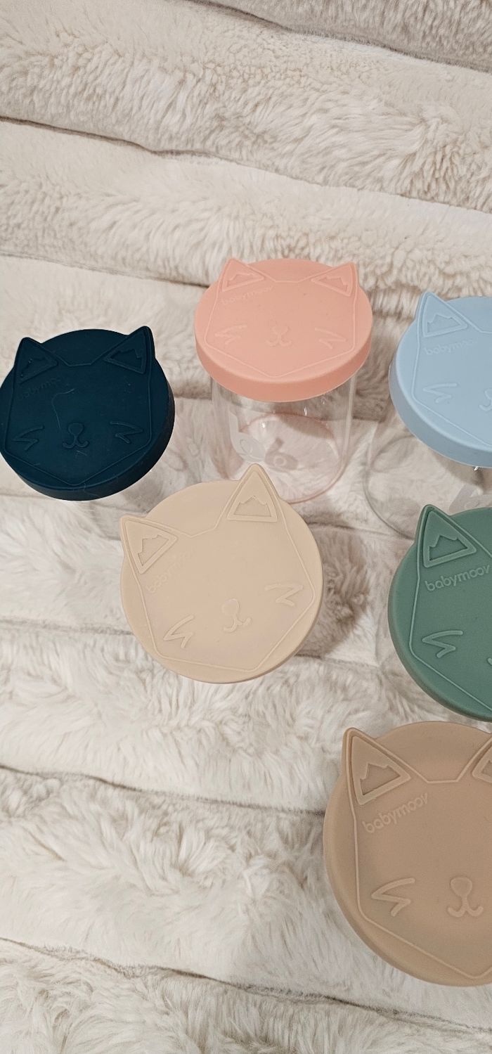 Lot de 8 grands pots en verre Isybowl Babymoov - photo numéro 3