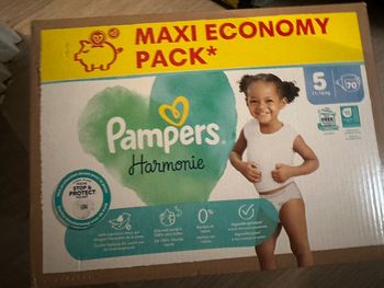 Couche pampers taille 5 harmonie
