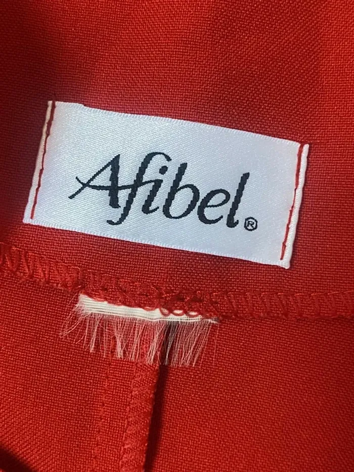 Blouse chemise classique col coquillage manches courtes Afibel 38/40 - photo numéro 7