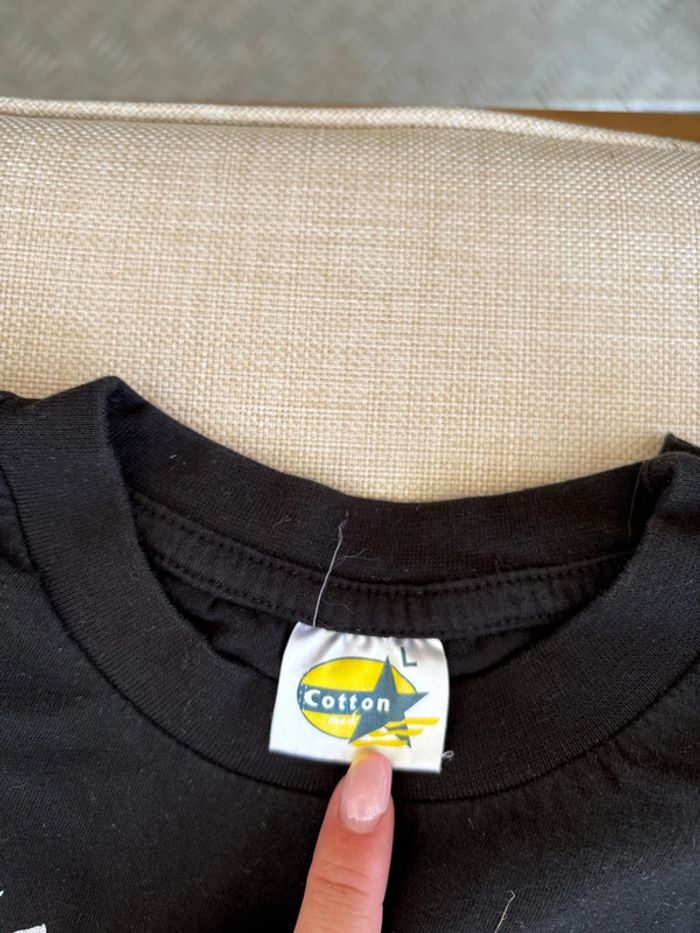 T shirt noir antisèche - photo numéro 3